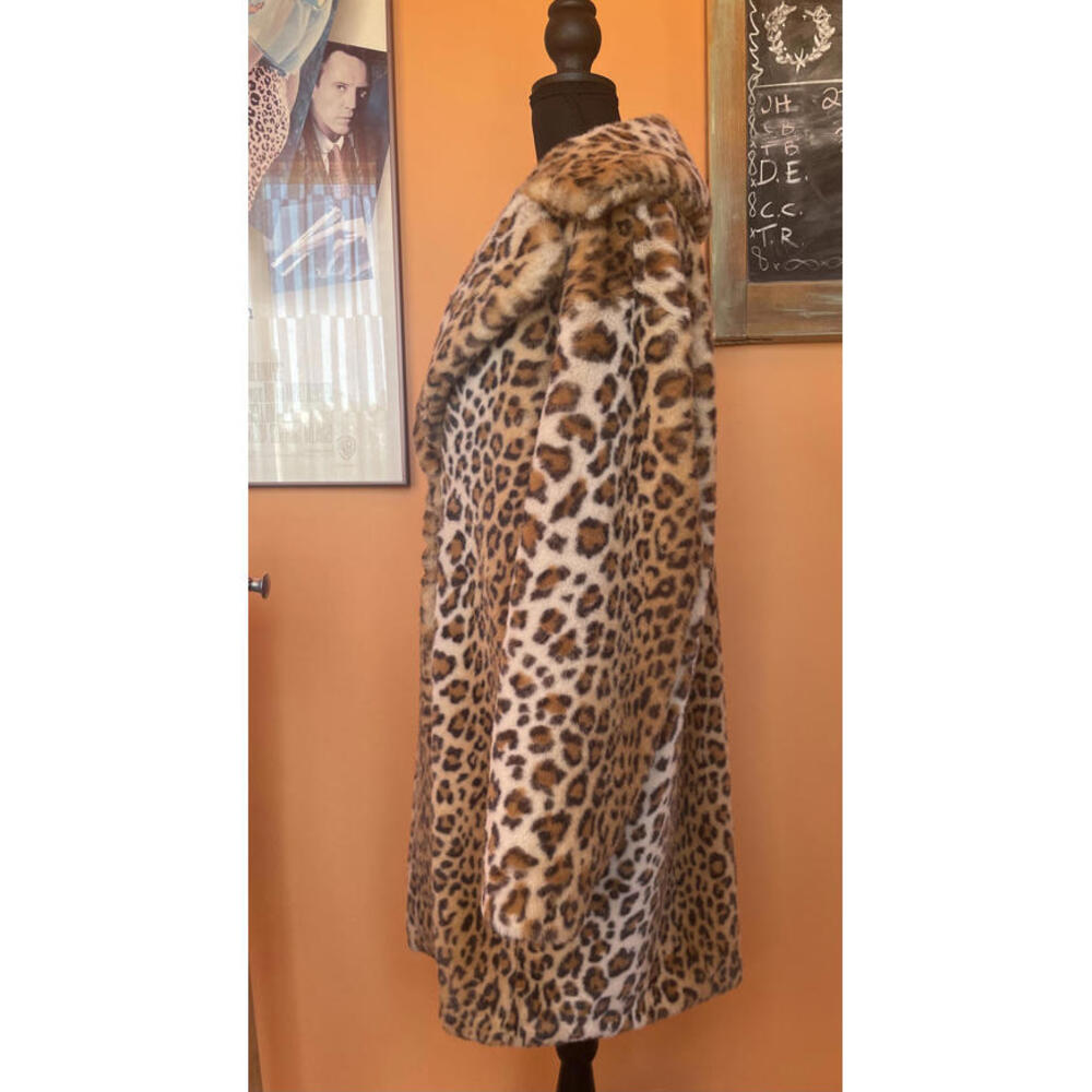 ISSY London Leopard Coat- NWOT- Size Large - Picture 3 of 9